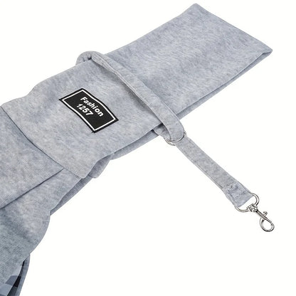 Dog Sling Carrier Bag, Pet Shoulder Crossbody Bag, Portable Hands Free Double Sided Dog Travel Bag For Outdoor Supply close-up.