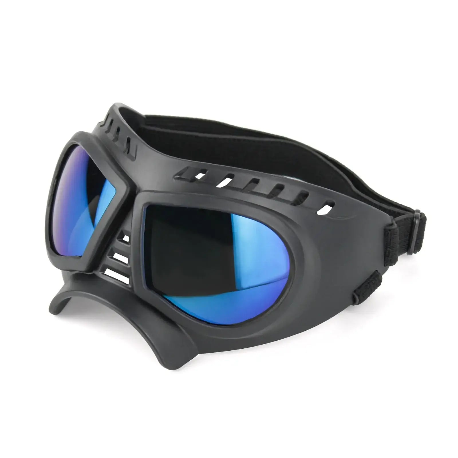 dog sunglasses with UV protection black windproof goggles for swimming and skating, pet eye wear for medium large dogs