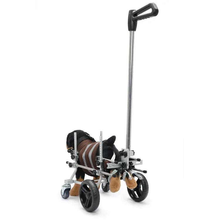 Dog Training Aids Four Wheeled Dog Legs Disability Stroller Pet Everything Harnesses Puppy Supplies Training Behavior Accessory.