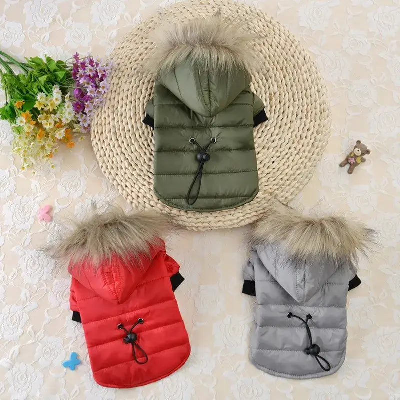 Dog Winter Jackets For Small Medium Dogs Coat for Winter Pet Clothes for Puppy French Bulldog Chihuahua Cat Rabbit