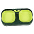 Double Pet Bowls Set for Dogs - Durable Non-Slip Food Water Feeder Dish Pet Supplies in green.