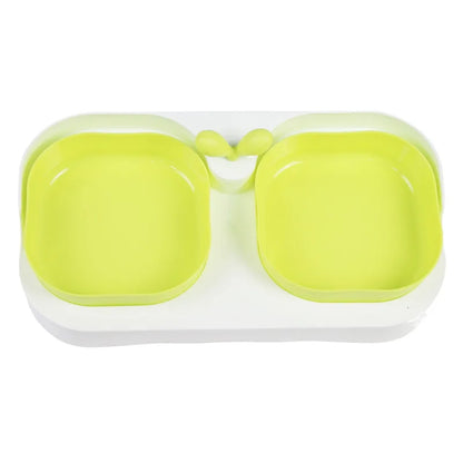 Double Pet Bowls Set for Dogs - Durable Non-Slip Food Water Feeder Dish Pet Supplies