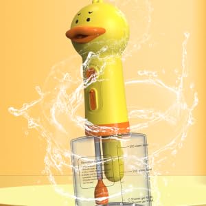 dog shampoo sprayer duck-style electric shampoo dispenser with foaming soap and water mix for pet bathing