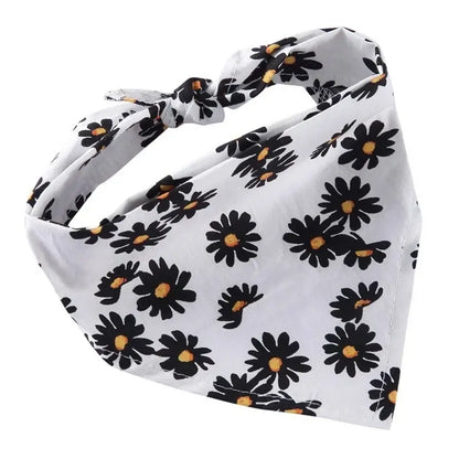 Fashion Dog Triangle Bandanas Animal Pattern Pet Triangle Scarf Adjustable Soft Bibs For Small Medium Large Dog Pet Accessories
