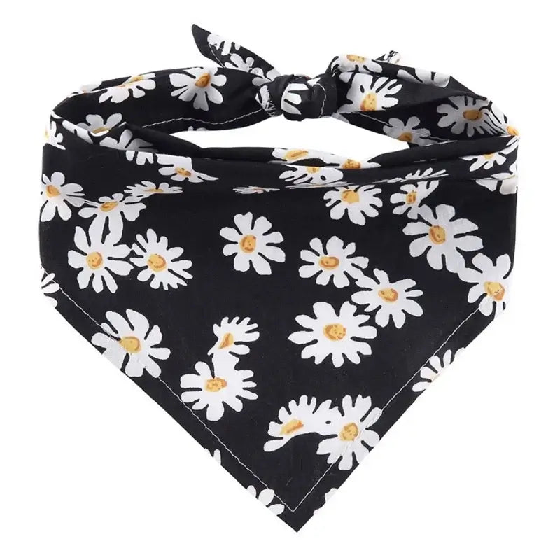 Fashion Dog Triangle Bandanas Animal Pattern Pet Triangle Scarf Adjustable Soft Bibs For Small Medium Large Dog Pet Accessories