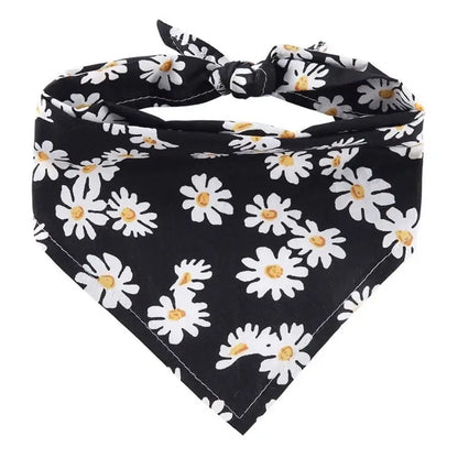 Fashion Dog Triangle Bandanas Animal Pattern Pet Triangle Scarf Adjustable Soft Bibs For Small Medium Large Dog Pet Accessories