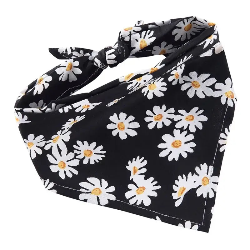 Fashion Dog Triangle Bandanas Animal Pattern Pet Triangle Scarf Adjustable Soft Bibs For Small Medium Large Dog Pet Accessories
