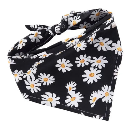 Fashion Dog Triangle Bandanas Animal Pattern Pet Triangle Scarf Adjustable Soft Bibs For Small Medium Large Dog Pet Accessories