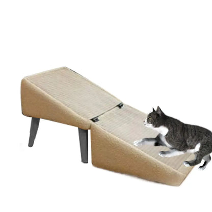 Multifunctional Non-Slip Ramp Cat Dog Vehicle Ramp Bed Foldable Dog Vehicle Stairs Footrest Stool For Small Breed Animal To Use