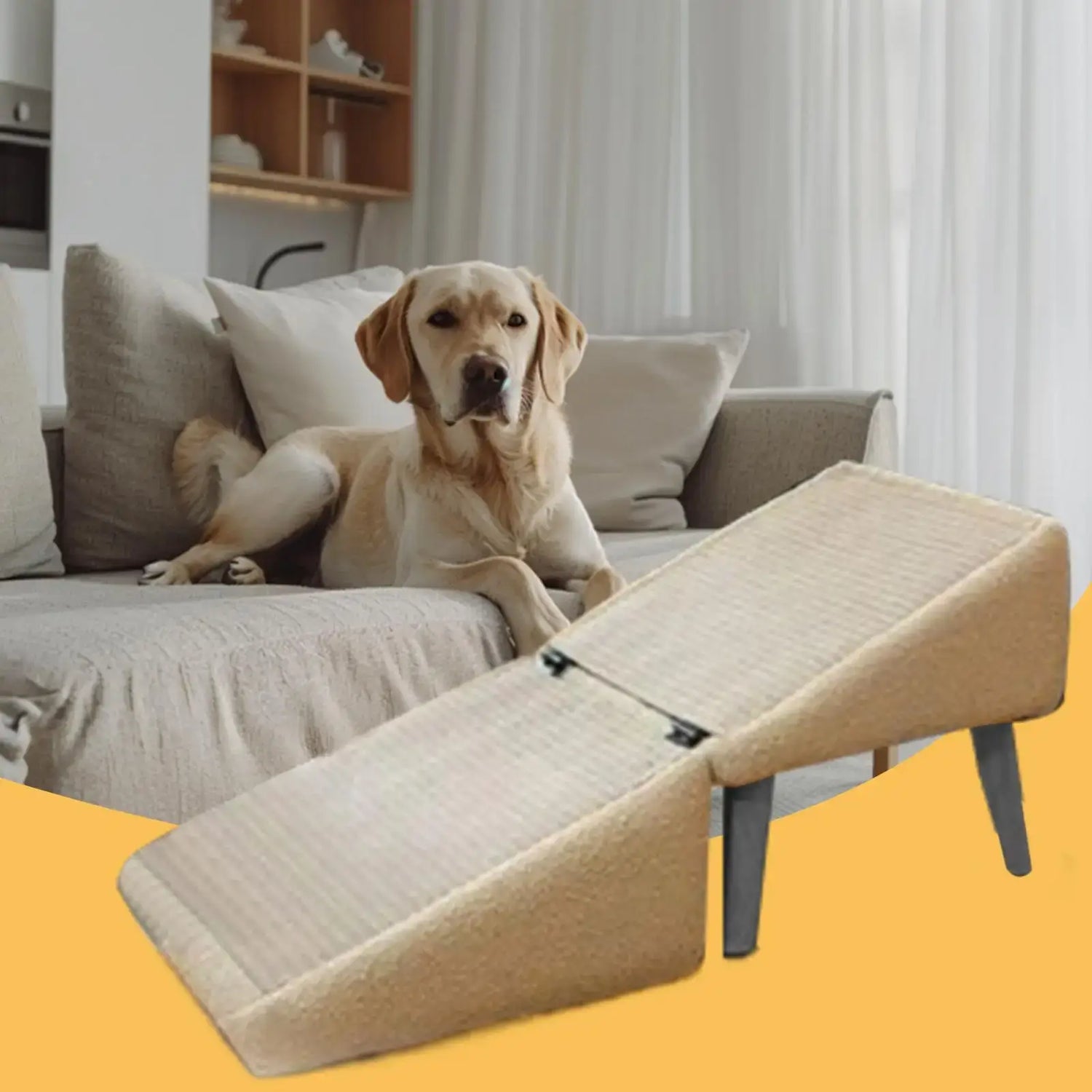 Multifunctional Non-Slip Ramp Cat Dog Vehicle Ramp Bed Foldable Dog Vehicle Stairs Footrest Stool For Small Breed Animal To Use