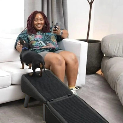 Multifunctional Non-Slip Ramp Cat Dog Vehicle Ramp Bed Foldable Dog Vehicle Stairs Footrest Stool For Small Breed Animal To Use