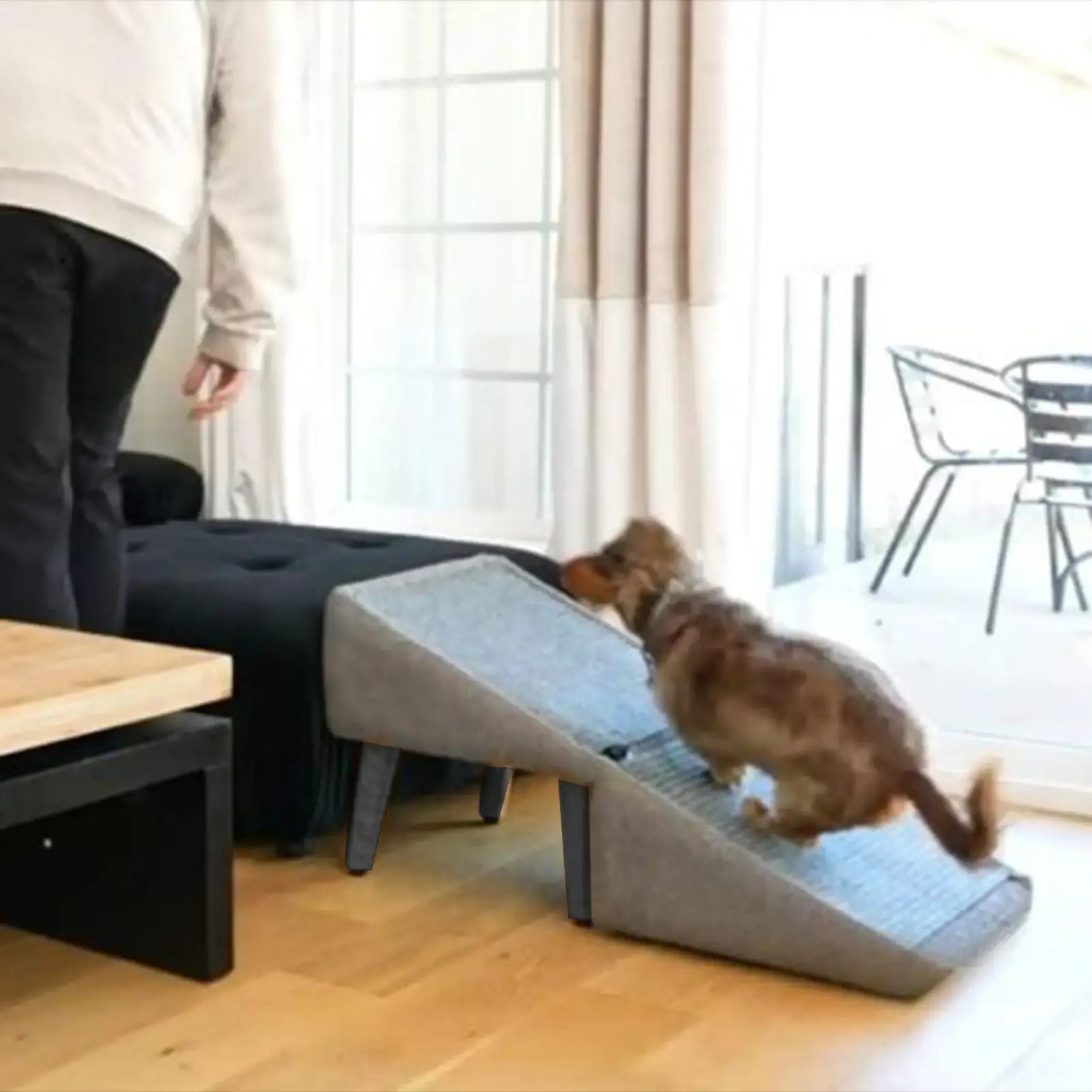 Multifunctional Non-Slip Ramp Cat Dog Vehicle Ramp Bed Foldable Dog Vehicle Stairs Footrest Stool For Small Breed Animal To Use