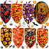 halloween dog bandanas bulk 30pcs mix colour 65x42x42 polyester triangular bandanas for small dogs and cats