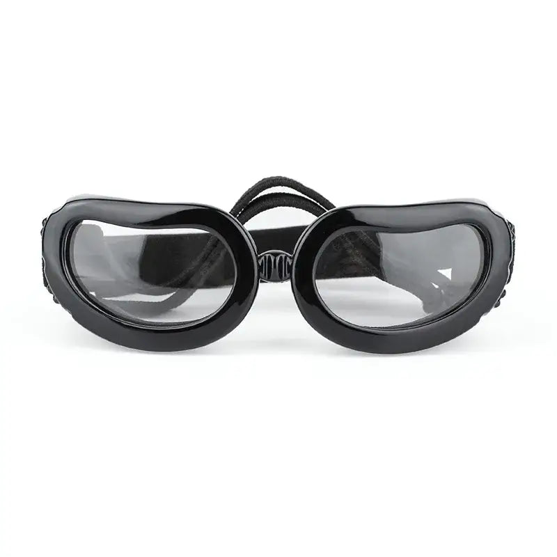 adjustable dog goggles with UV protection transparent heart-shaped dog sunglasses for small medium dogs windproof