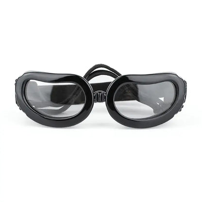 adjustable dog goggles with UV protection transparent heart-shaped dog sunglasses for small medium dogs windproof