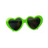 heart shaped dog glasses green heart sunglasses for dogs, plastic pet eyewear for summer parties and photos