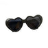 heart shaped dog glasses black plastic heart-shaped sunglasses for dogs, pet photo props and summer party eyewear