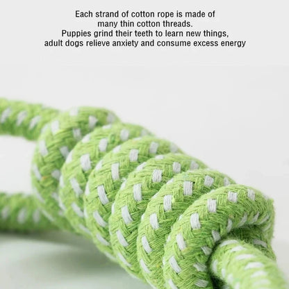 Pet Dog Toys for Large Small Dogs Toy Interactive Cotton Rope Mini Dog Toys Ball for Dogs Accessories Toothbrush Chew Puppy Toy close-up of cotton rope