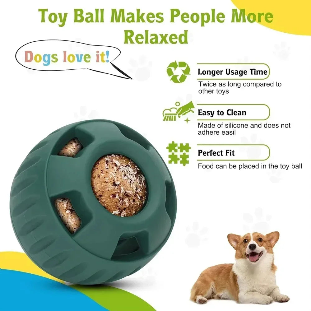 Treat Tray For Pupsicle Silicone Mold for Dog Treats Reusable Long-lasting Interactive Dog Toys For Boredom Dog&