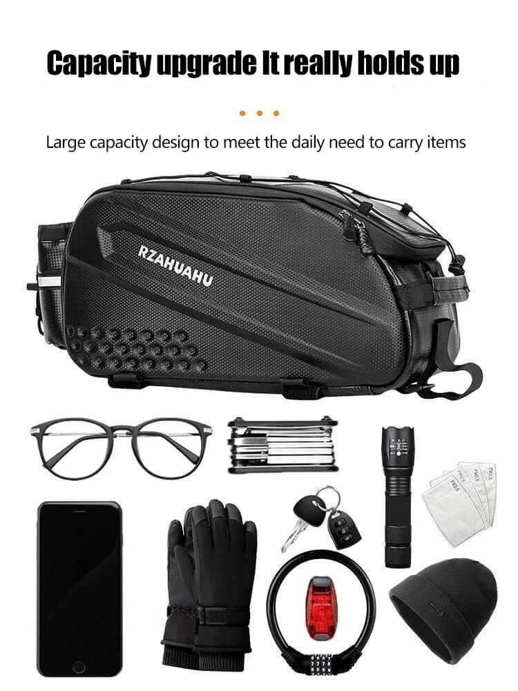 Bicycle Carrier Bag Large Capacity Bike Bags Foldable Rear Seat Bag Bike Rear Basket Waterproof Pannier Trunk Seat Saddle Bags with accessories