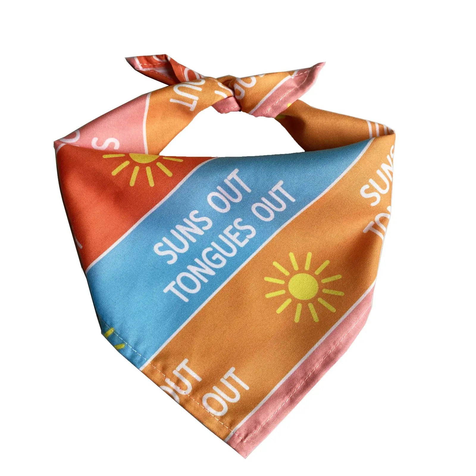 dog beach bandana colorful polyester triangular pet scarf for small medium large dogs, Color E summer beach accessory