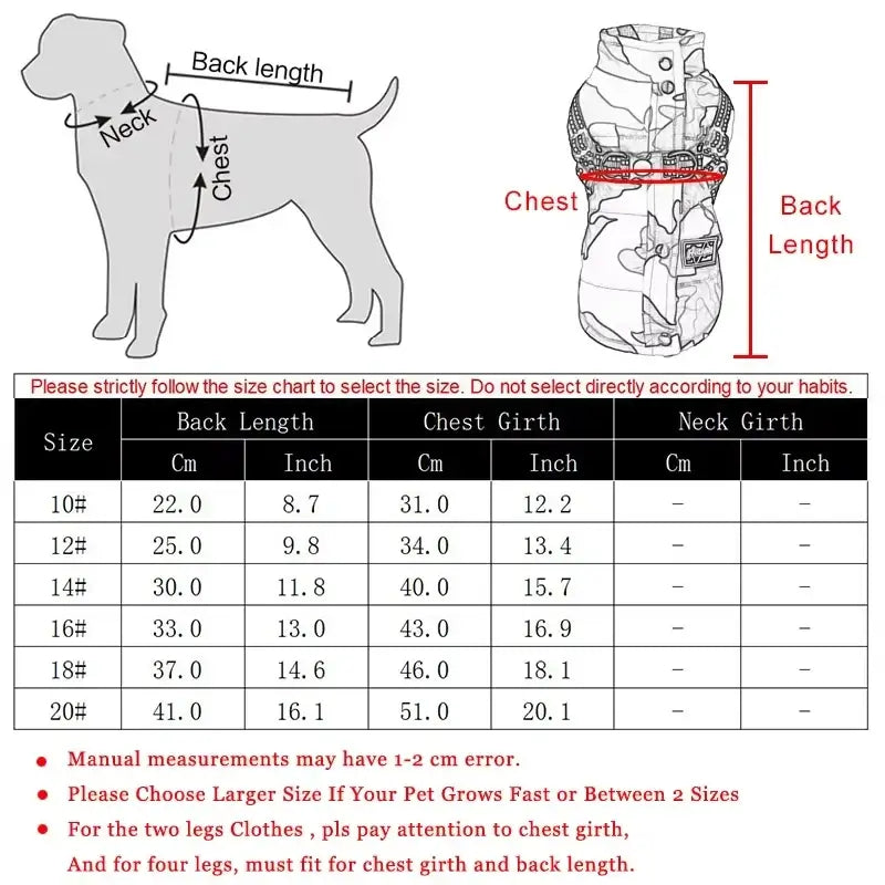 Pet Dog Jacket For Small Medium Dogs Cats Winter Warm Clothes With Harness Chihuahua French Bulldog Pug Outfits Puppy Vest Coats
