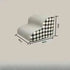 Pet stairs for small dogs, 2-step foam ramp for easy access to sofa and bed, 40cm x 40cm x 30cm in size.
