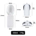 Pet Travel Folding Water Cup Silica Gel Mini Walking Dog Outdoors Large Capacity Pocket For Dog Go Out Pet Supplies Accessories dimensions