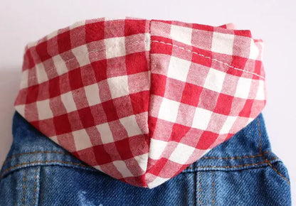 Denim Dog Coats Hot French Bulldog Jean Jacket Fashion Pet Clothes for Small Medium Dogs Chihuahua Jeans Vest Pug Cat Apparels