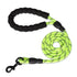 Reflective Dog Leash With Comfortable Padded Handle - Double Heavy Duty Traction Rope For Strong Dogs - Enhance Safety And Contr.
