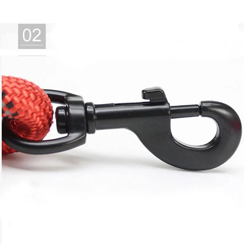 Reflective Dog Leash With Comfortable Padded Handle - Double Heavy Duty Traction Rope For Strong Dogs - Enhance Safety And Contr.