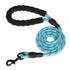 Reflective Dog Leash With Comfortable Padded Handle - Double Heavy Duty Traction Rope For Strong Dogs - Enhance Safety And Contr.
