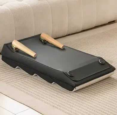 washable pet stairs for dogs and cats, removable and foldable design with wooden handles.