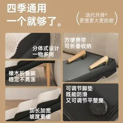 Removable and washable pet bed sofa folding stairs steps for easy access, featuring washable pet stairs for dogs and cats.
