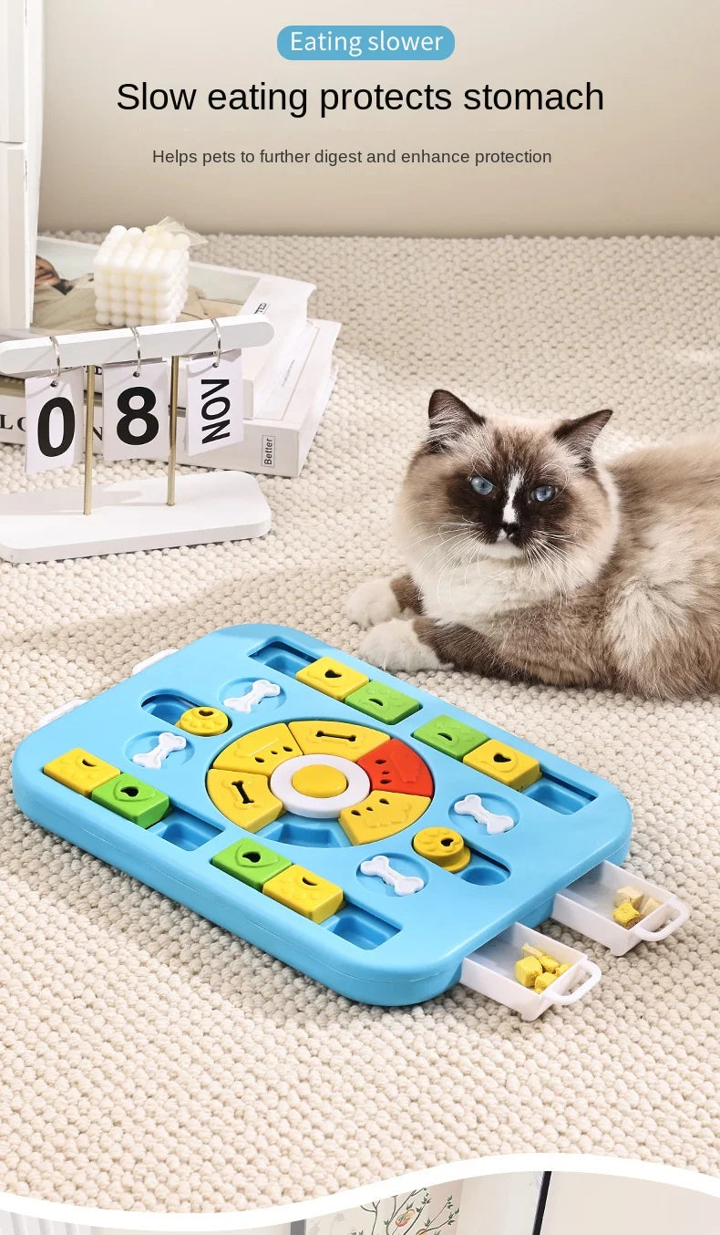 Dog Toys for Puppies , Interactive Dog Toys for Training , DogEnrichment Toys for Large Medium Small Smart Dogs , Pet Puzzles To in use with a cat.