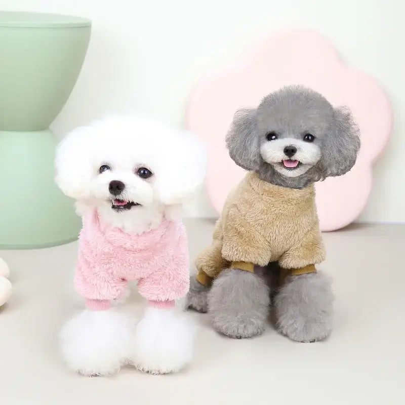 small dog fleece sweater for Chihuahua and Yorkie puppies, cozy winter pet clothes for boys and girls