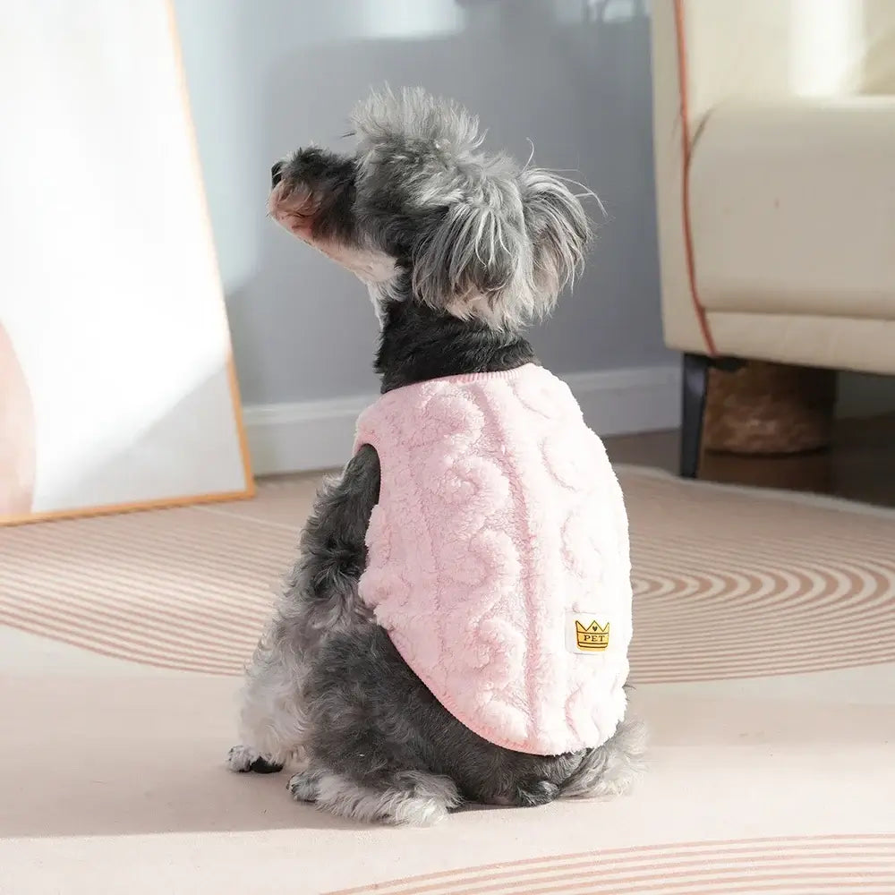 Soft Fleece Dog Clothes For Small Dogs Cats Sweater Autumn Winter Warm Puppy Vest Apparel French Bulldog Yorkshire Pet Costume