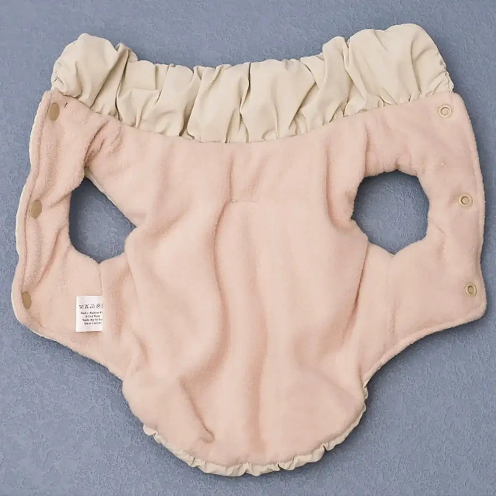 Pink small dog winter coat with warm padded fleece design for small and medium dogs, windproof pet jacket