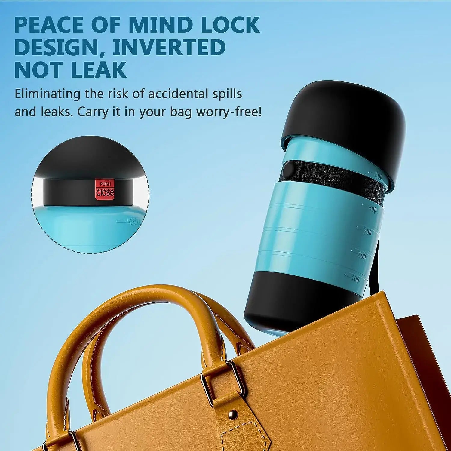 Upgraded Dog Water Bottles, Portable, Accompanying Pet Water Cup for Going Out, Outdoor Water Cup, Food Travel Bowls, 650ml in a handbag.