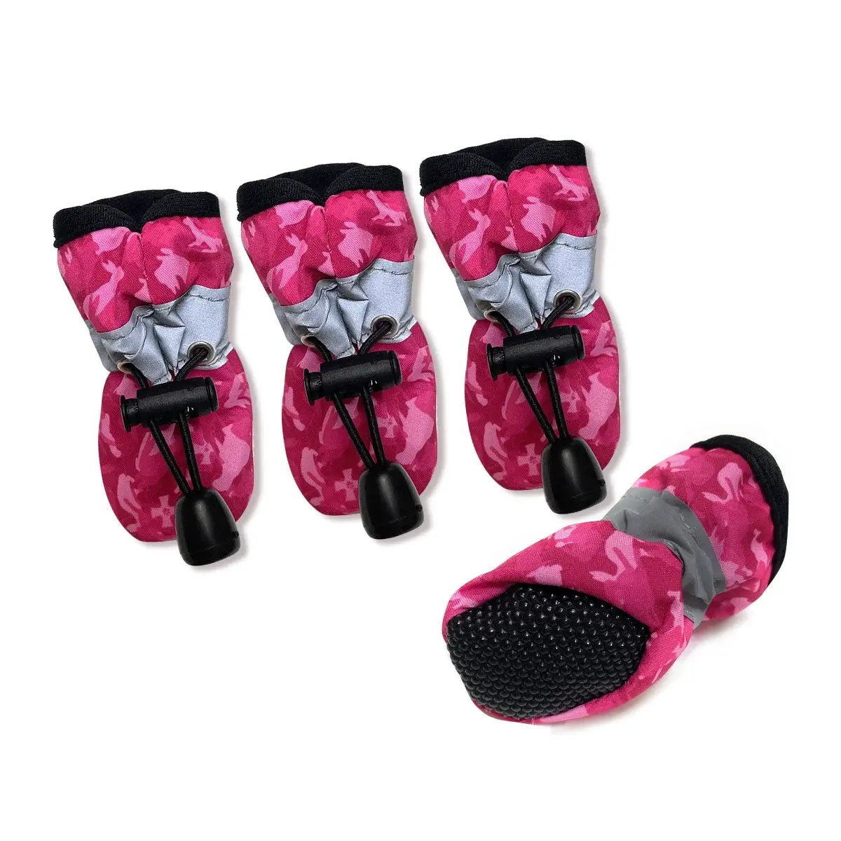 water-resistant dog shoes for large dogs pink wool paw protectors for hot pavement and rainy weather