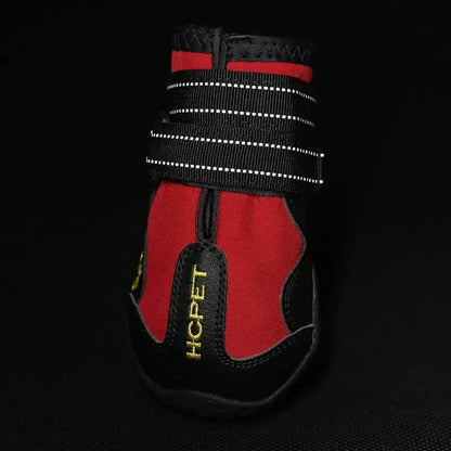 waterproof dog boots for small to large dogs, reflective anti-slip outdoor pet shoes with durable wear-resistant sole