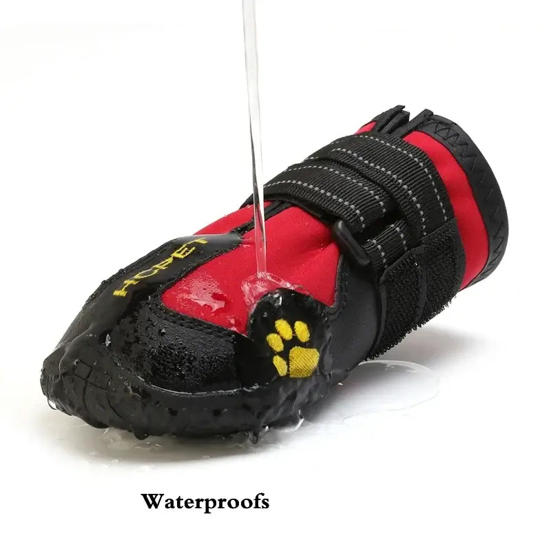 waterproof dog boots for small to large dogs, breathable anti-slip reflective pet shoes for outdoor use