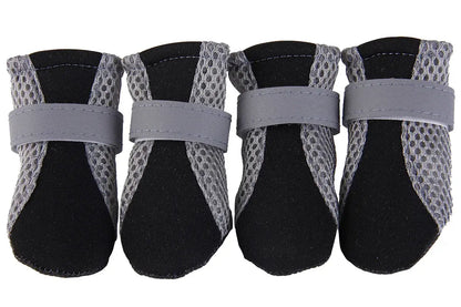 waterproof dog boots for puppies and small dogs with anti-slip soft soles for outdoor rain protection